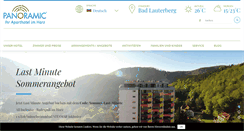 Desktop Screenshot of panoramic-hotel.de